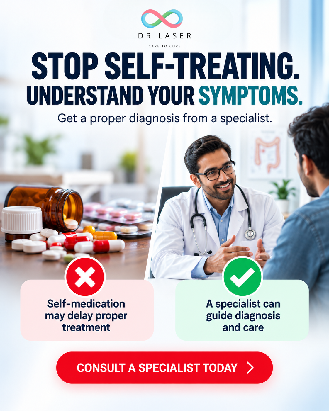 Stop Self-Treating. Start Understanding Your Symptoms! 🩺