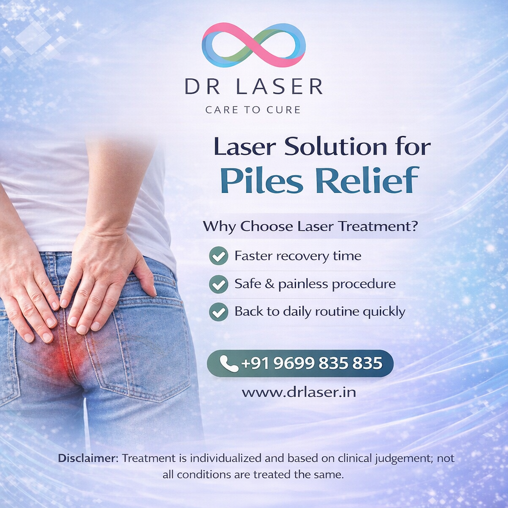 Find lasting relief from piles with advanced laser treatment designed for safety, comfort, and faster healing.