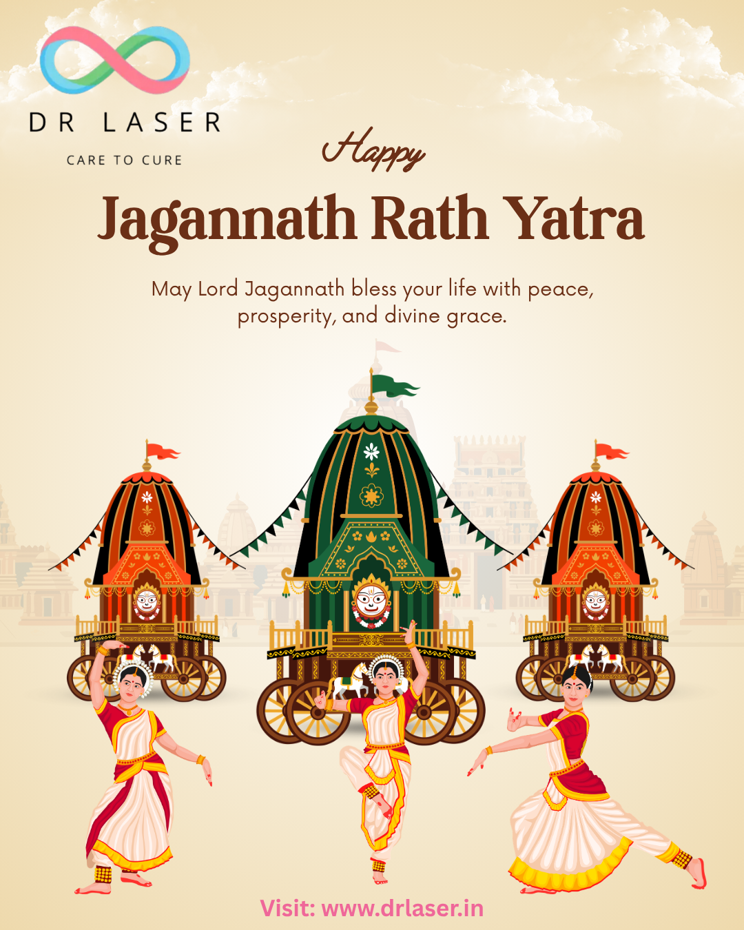 Happy Jagannath Rath Yatra | DR Laser
