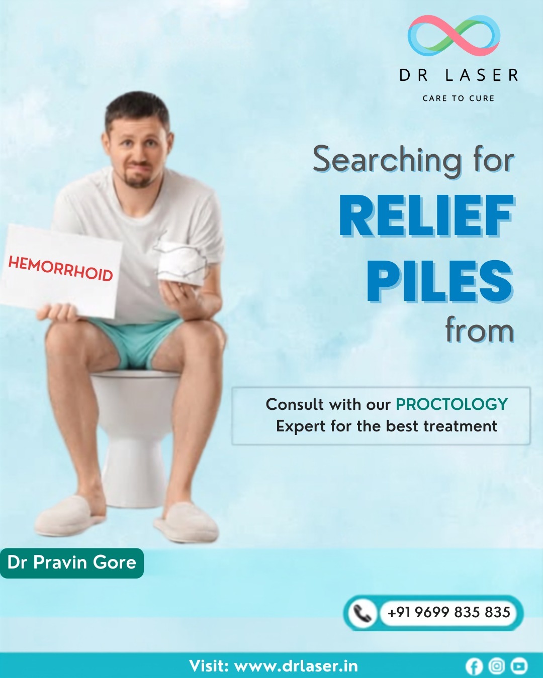 Don't let piles (hemorrhoids) affect your daily life.